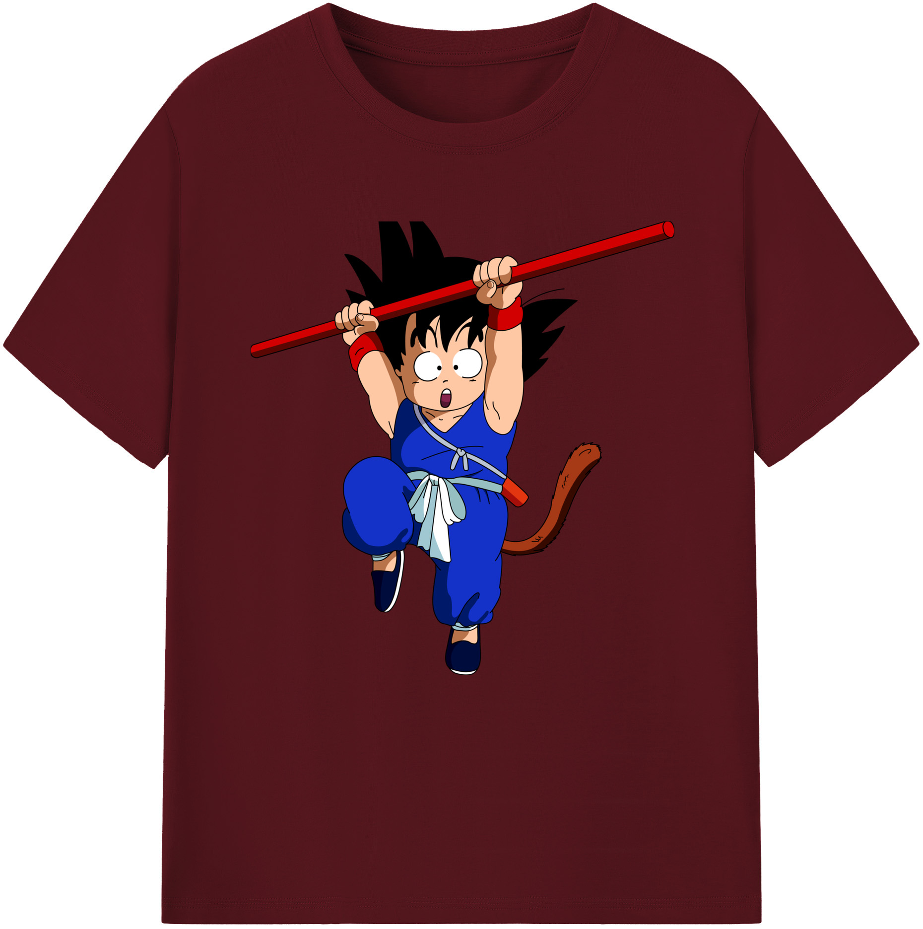 （画像用） ドラゴンボール 孫悟空（そん ごくう）Son Goku カカロット DRAGON BALL Kakarotto 綿100％半袖Tシャツ（フロントプリント）